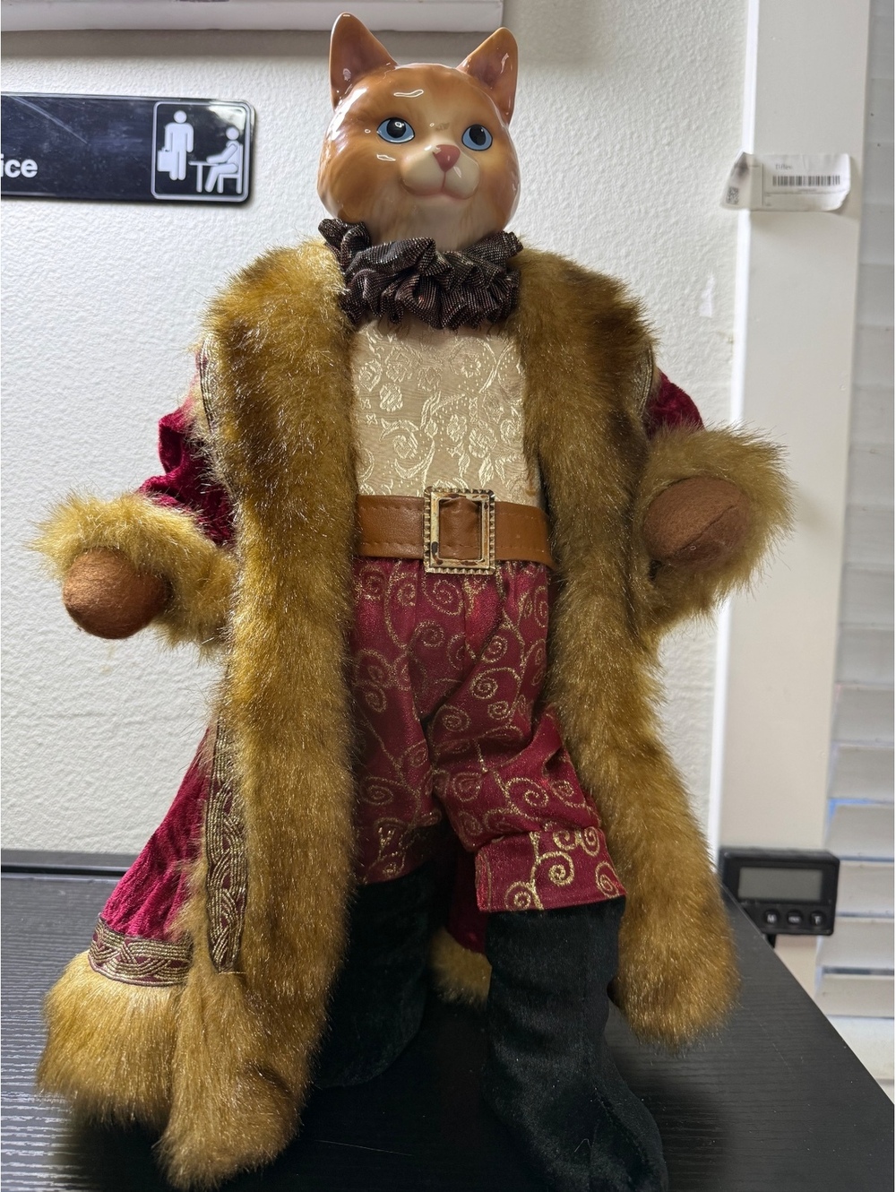 Vintage Wayne Kleski Katherines Collection Renaissance Cat Doll 18" Rare